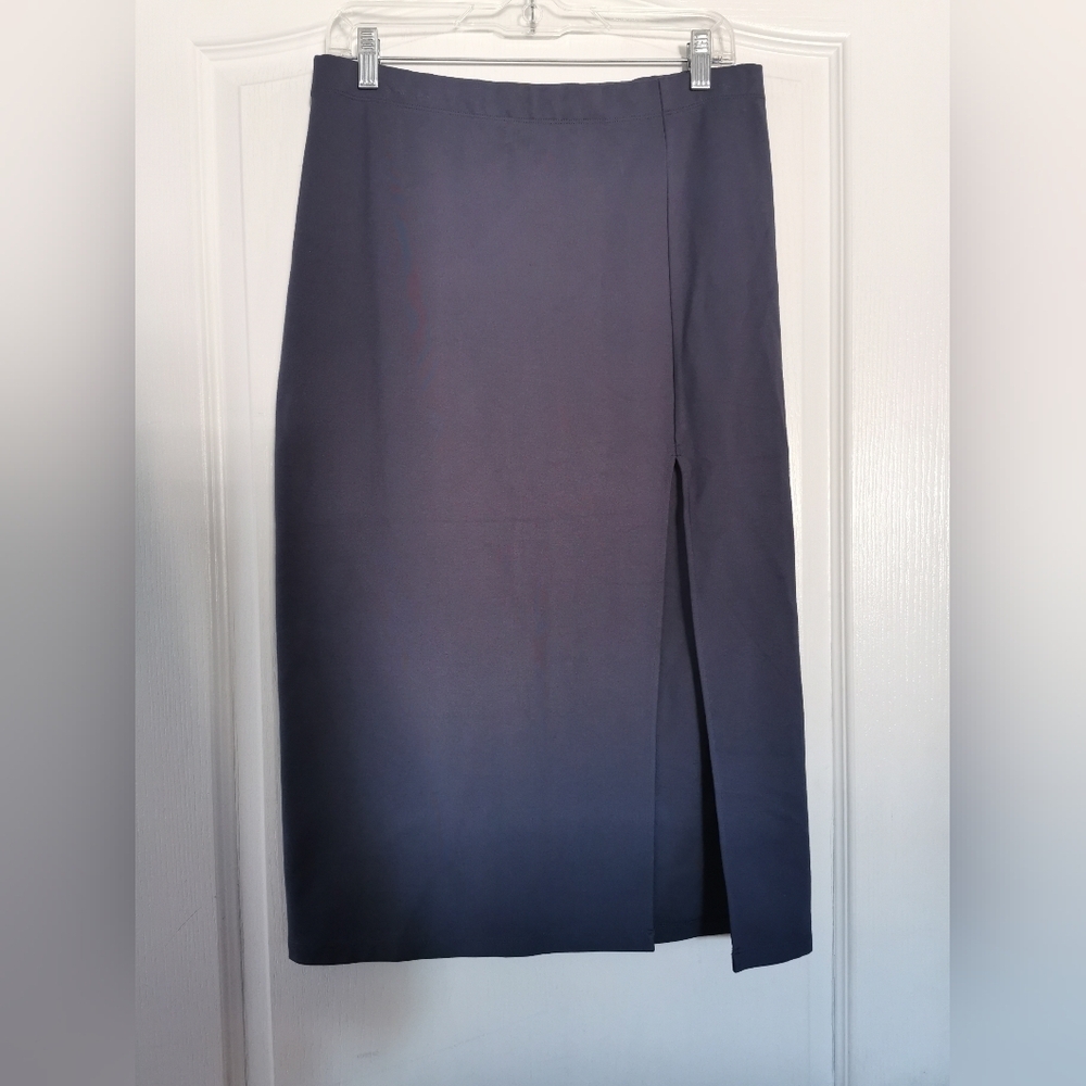 Aritzia Babaton Blue Gray Pencil Skirt size 12